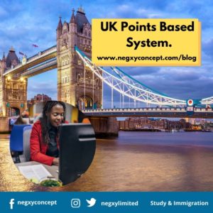 UK points based system for international students