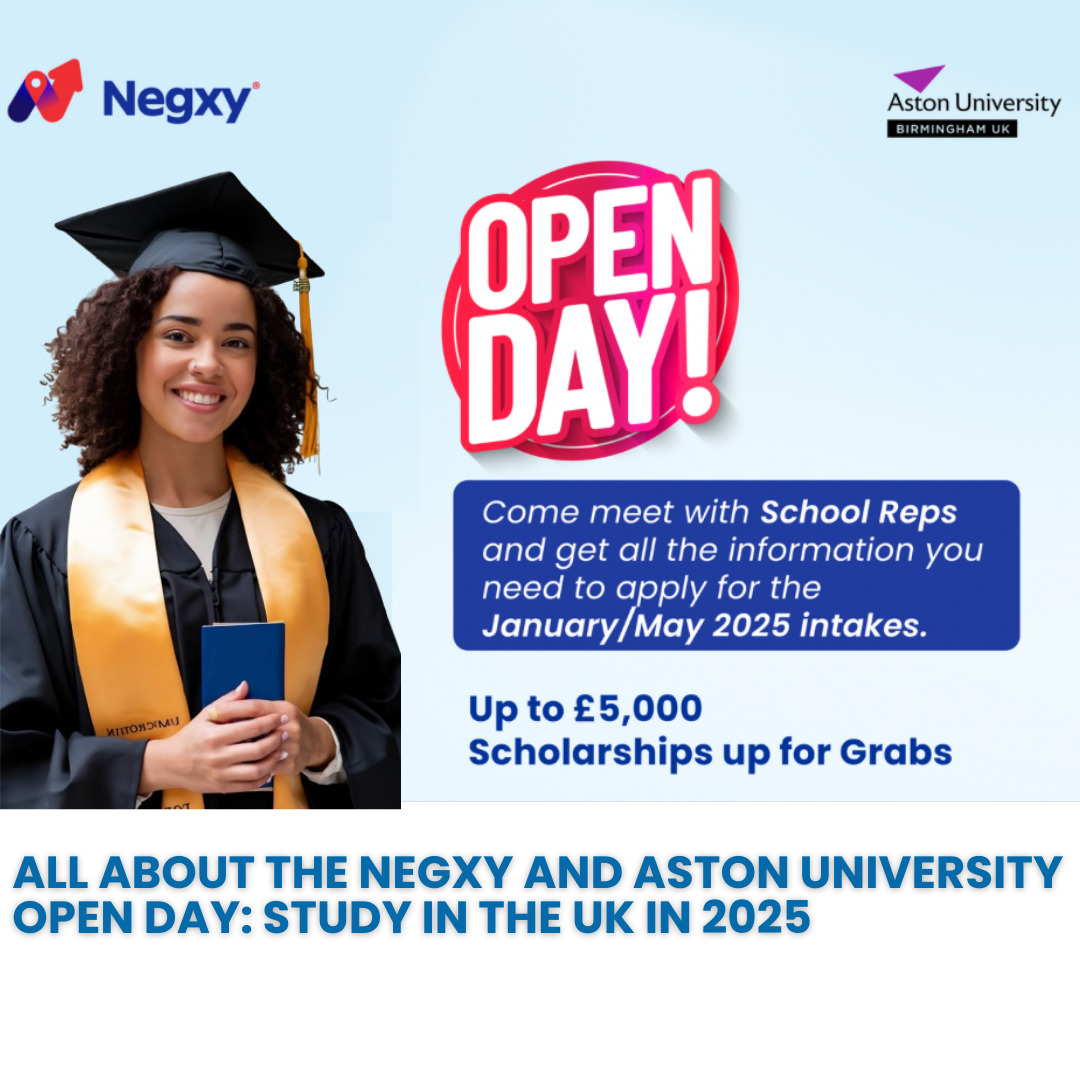 All about the Negxy and Aston University Open Day: Study in the UK in 2025