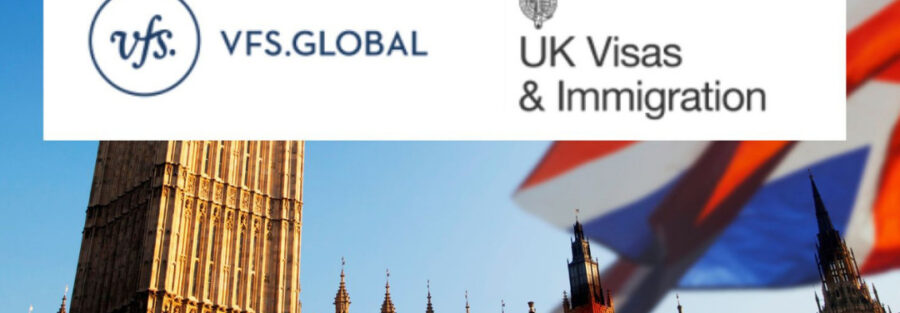 A flyer that reads, ' Everything you need to know about the New UK Visa Application Centre Update '