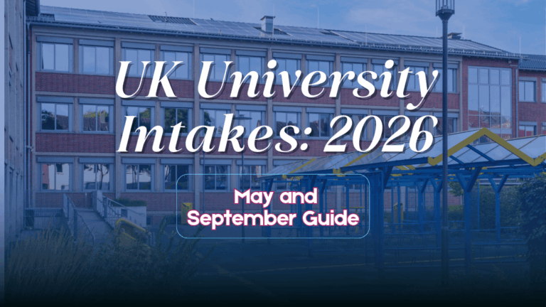 UK University Intakes 2026: May and September Guide