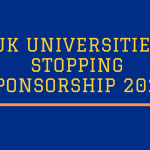 UK universities stopping sponsorship